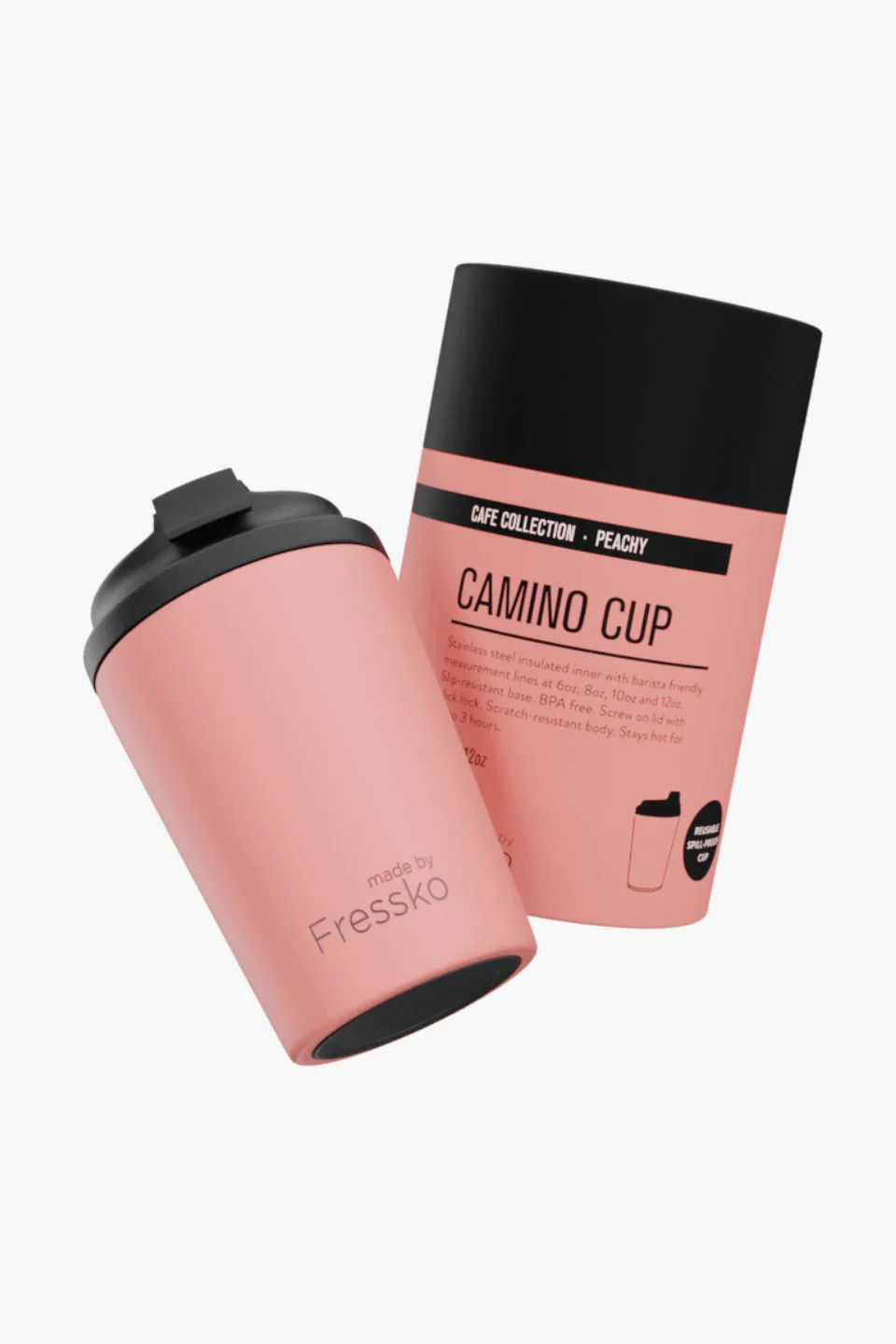 Lifestyle Peachy Ceramic Camino 12oz Coffee Cup - Image 4