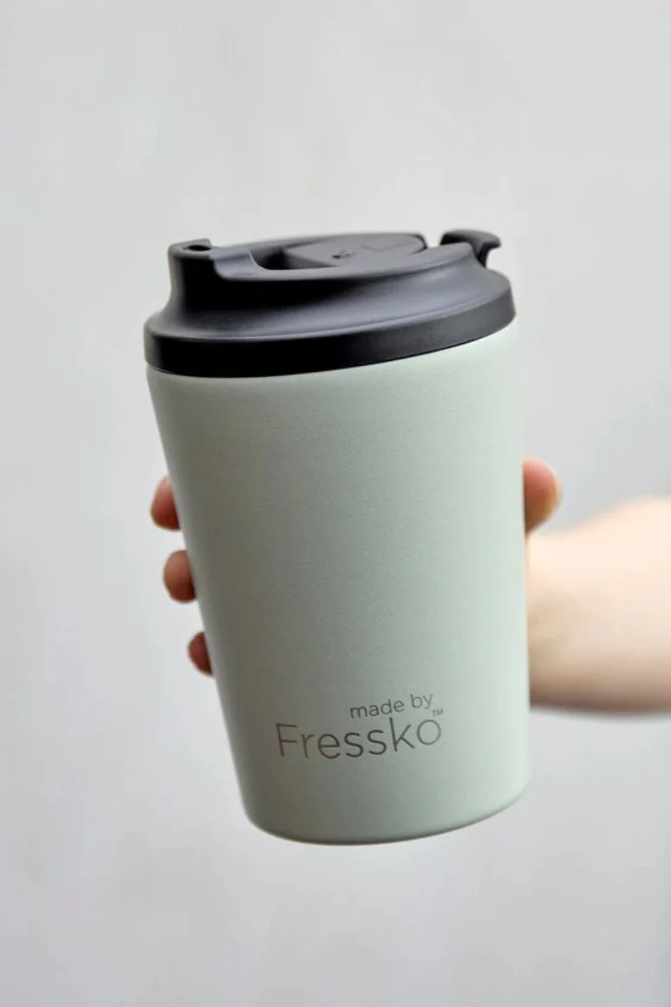 Lifestyle Sage Ceramic Camino 12oz Coffee Cup - Image 2
