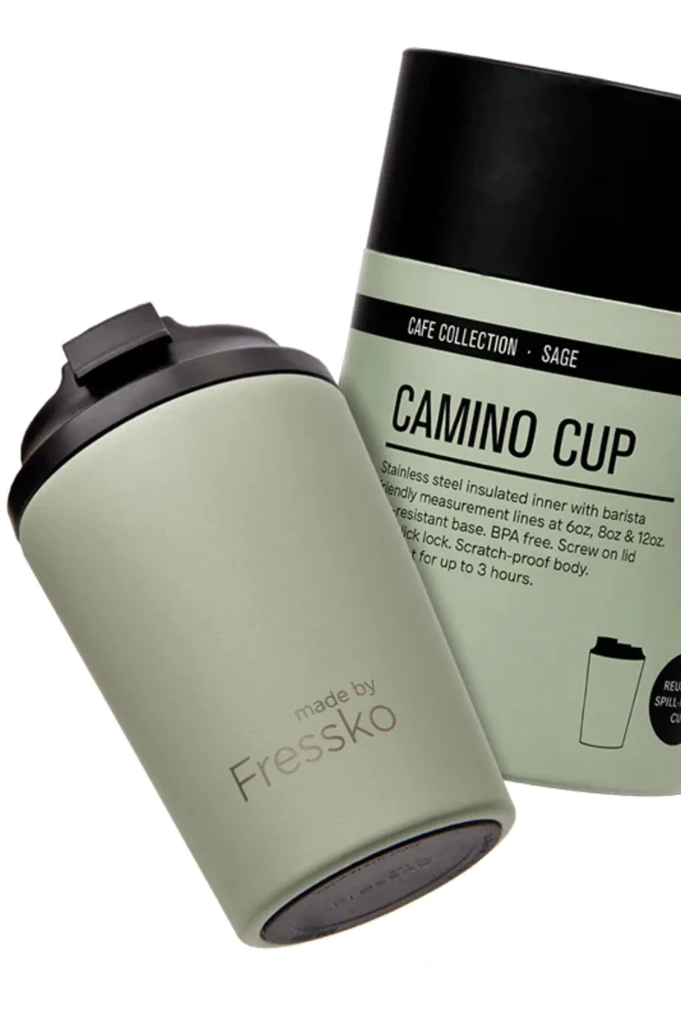 Lifestyle Sage Ceramic Camino 12oz Coffee Cup - Image 5