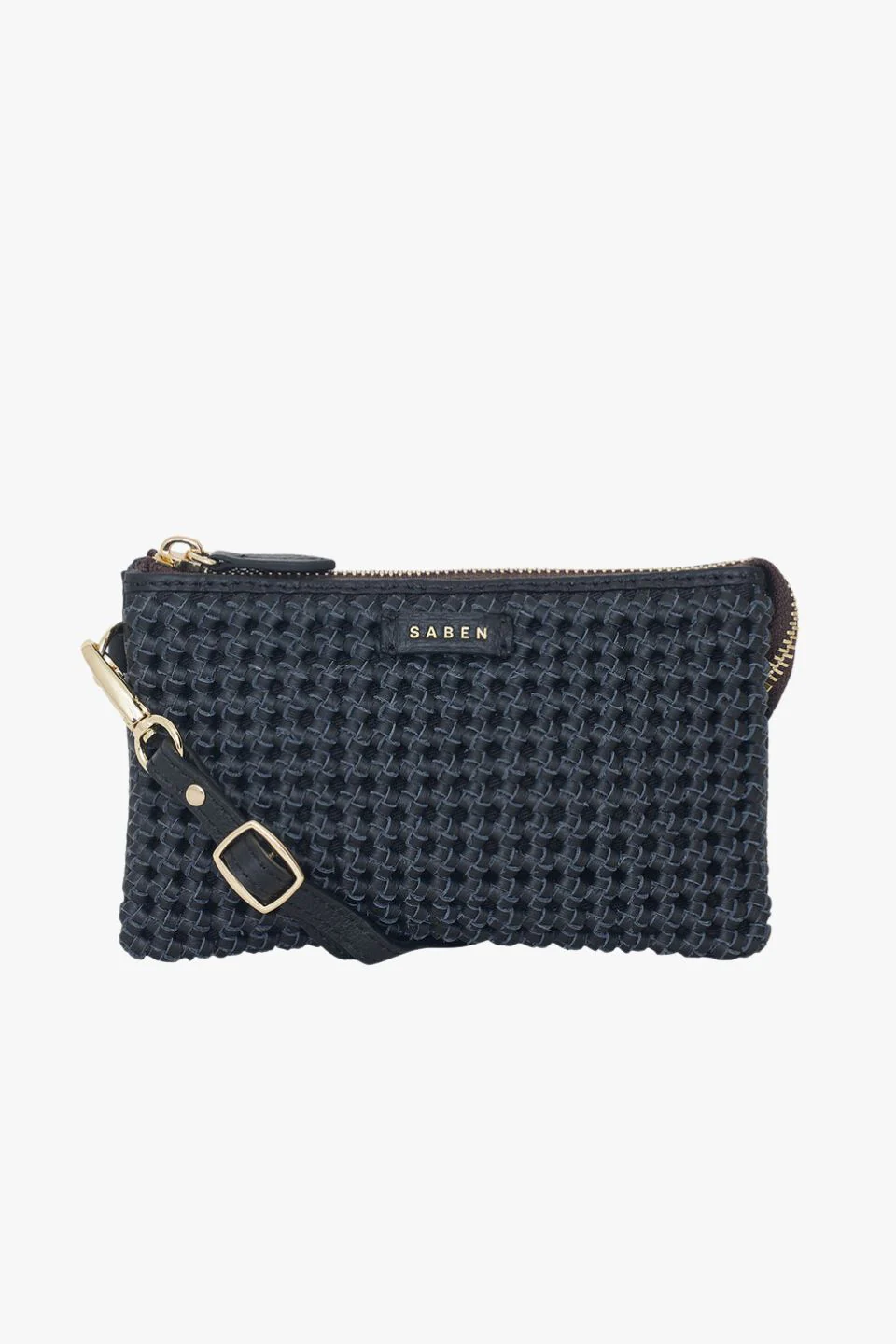 Lily Black Braid Crossbody Bag - Image 2