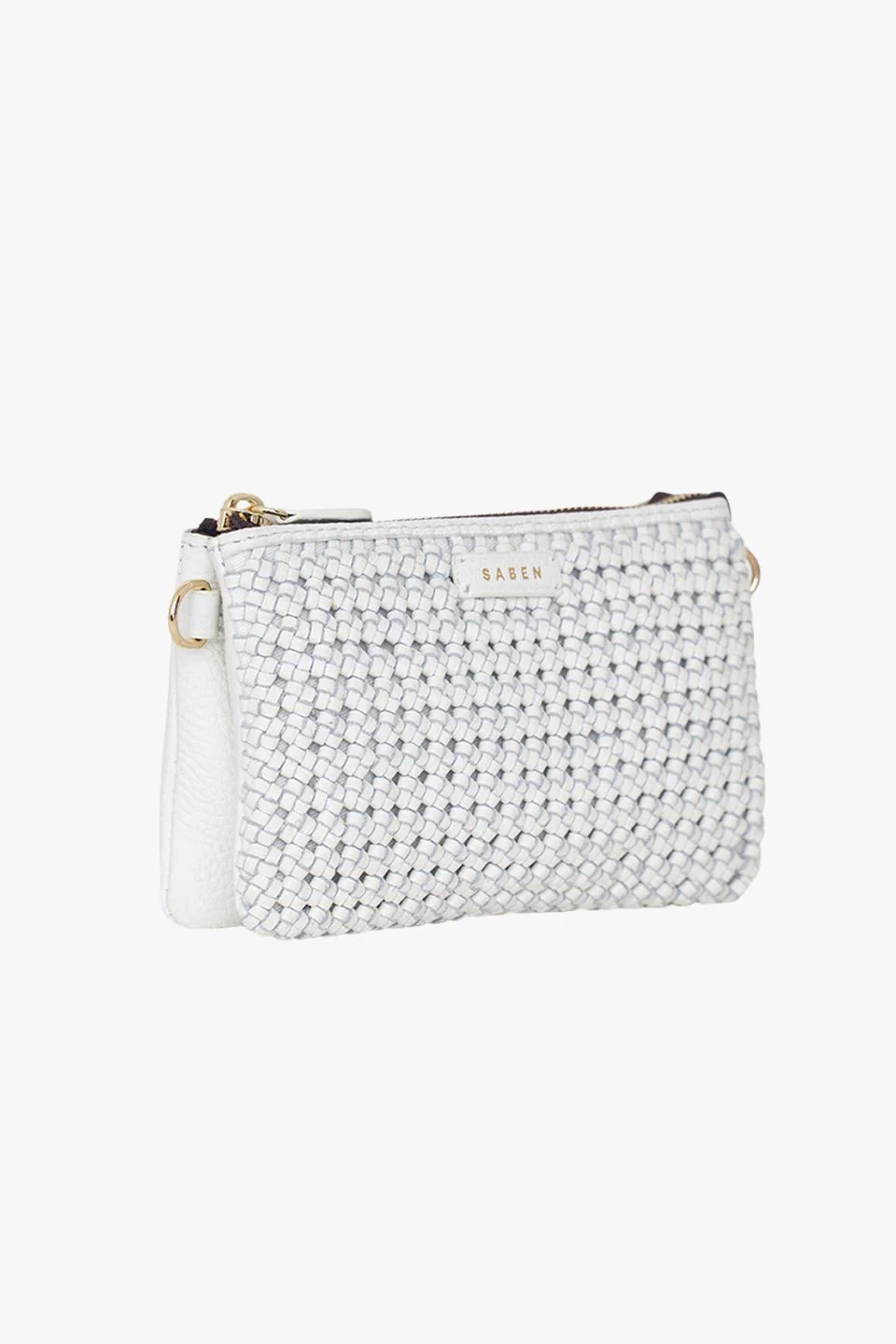 Lily White Braid Crossbody Bag - Image 3