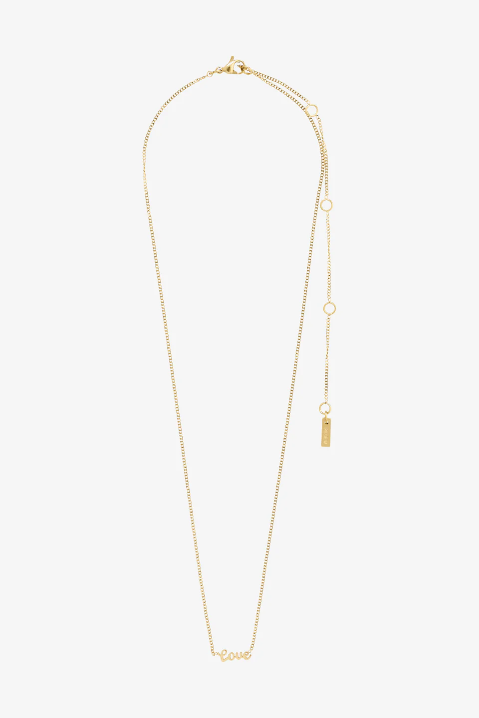 Love Recycled EOL Gold Plated Necklace - Image 2