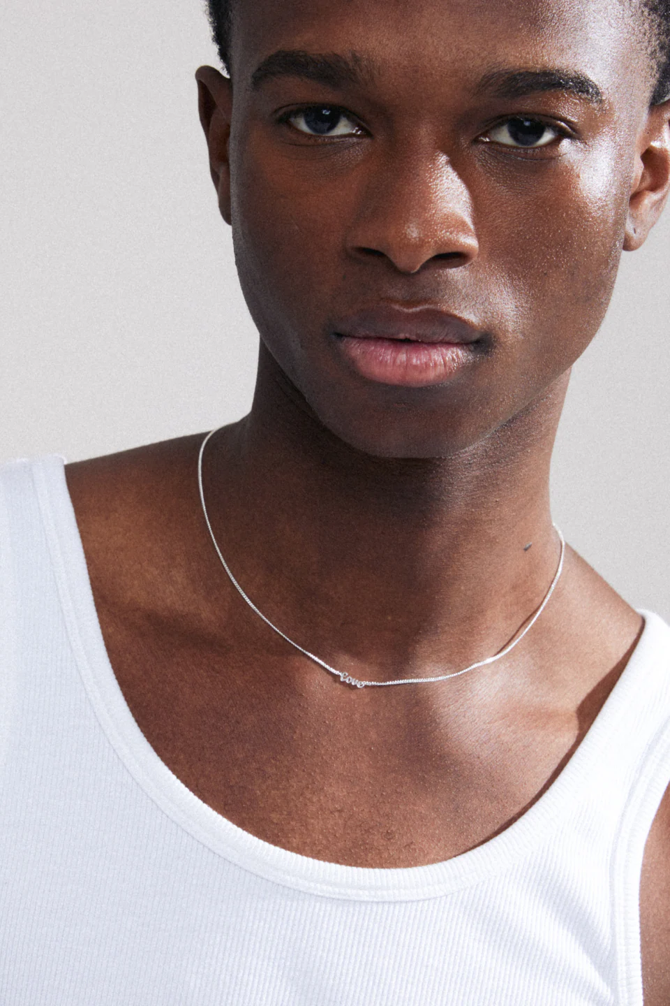 Love Recycled EOL Silver Plated Necklace - Image 4