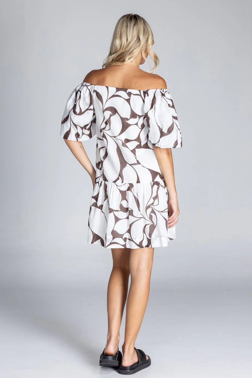Love Me A Little Macchiato Floral SS Mini Dress - Image 6