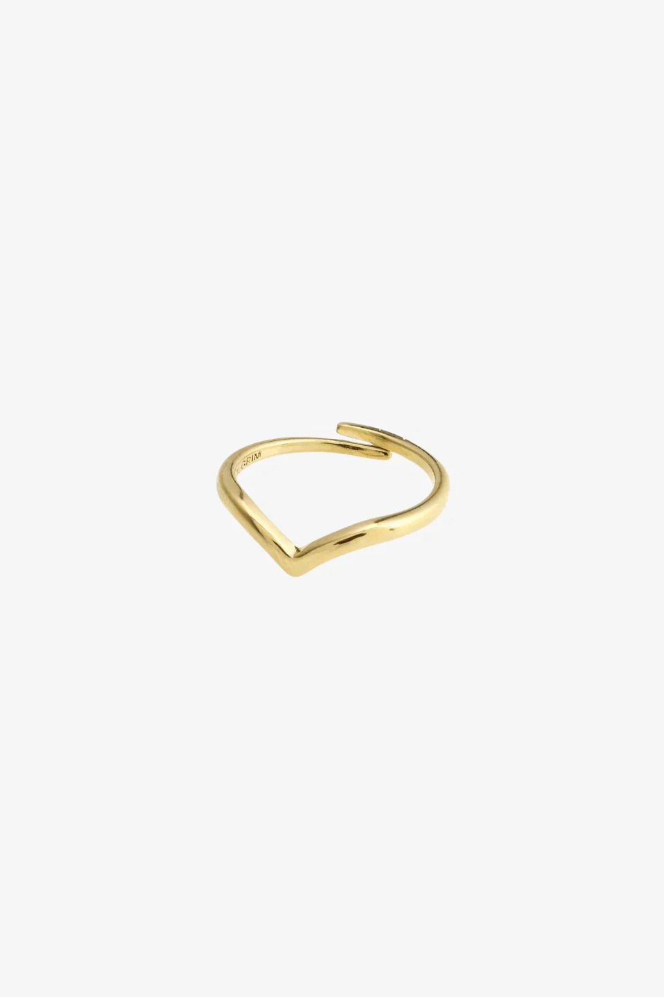 Lulu Recycled Pointy Stack Gold Plated EOL Ring