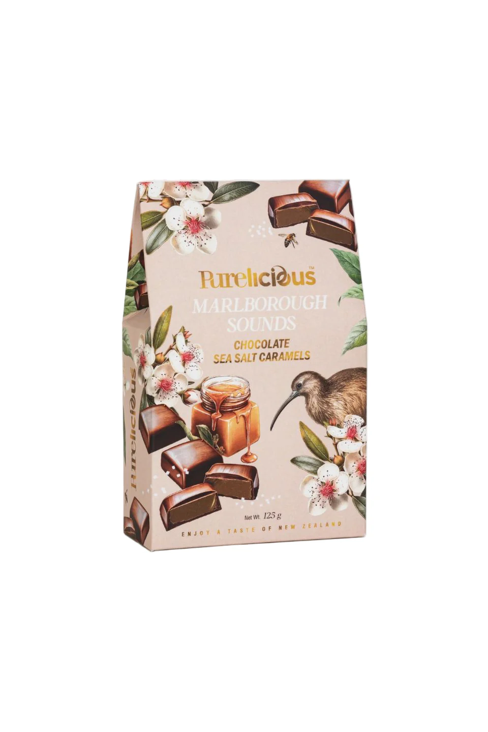 Marlborough Sounds 140g Chocolate Caramel Sea Salts