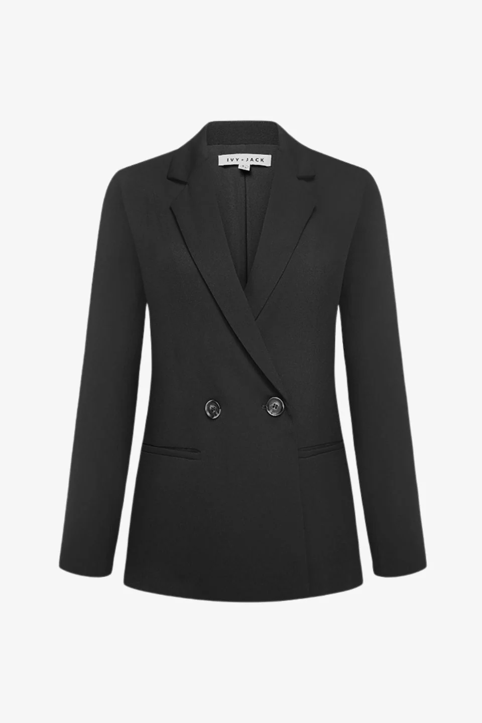 Mason Black Crepe Boyfriend Blazer - Image 5