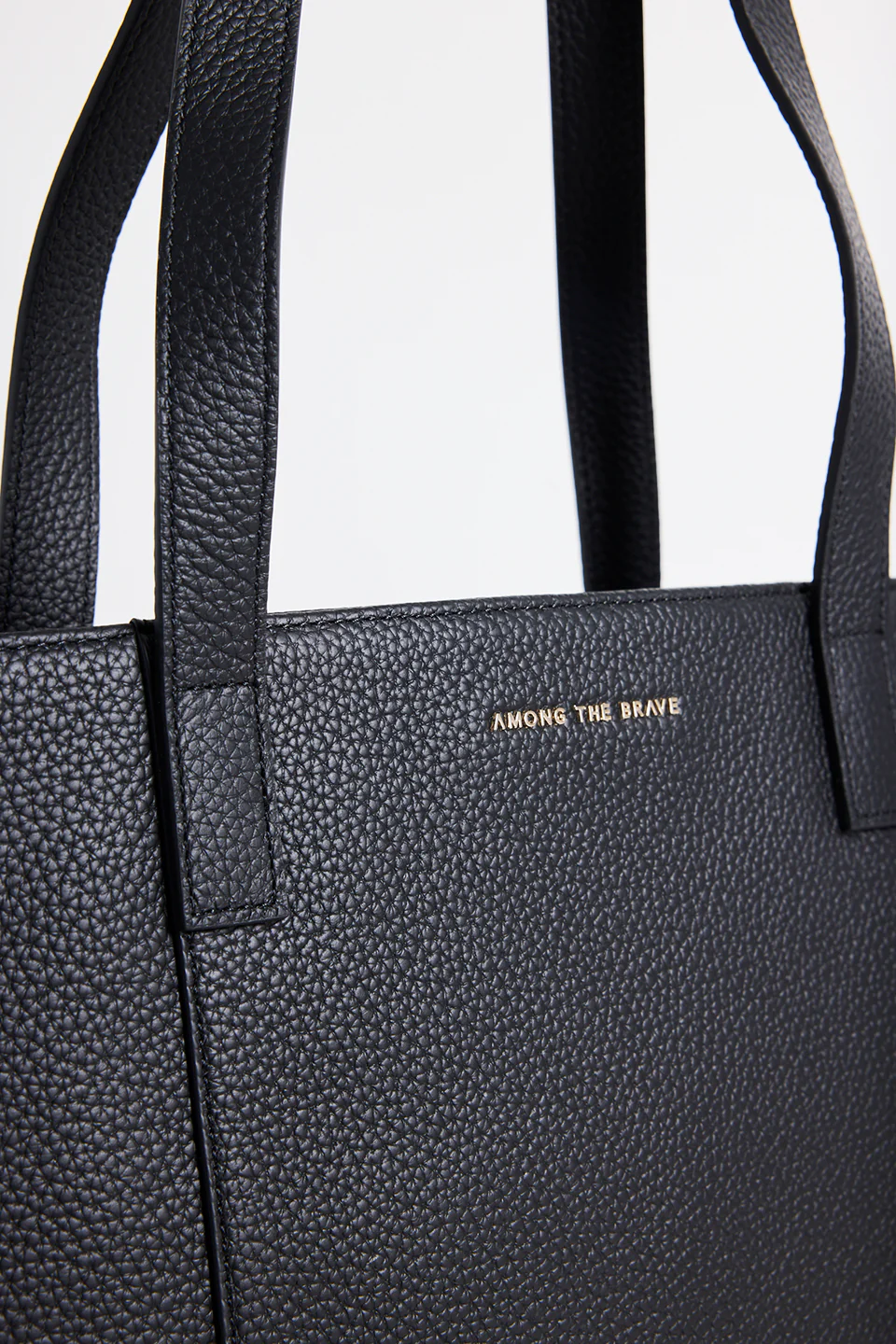 Milan Black Leather Tote Bag - Image 5