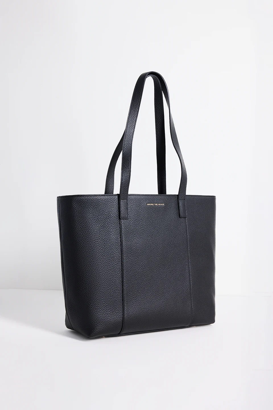 Milan Black Leather Tote Bag - Image 7