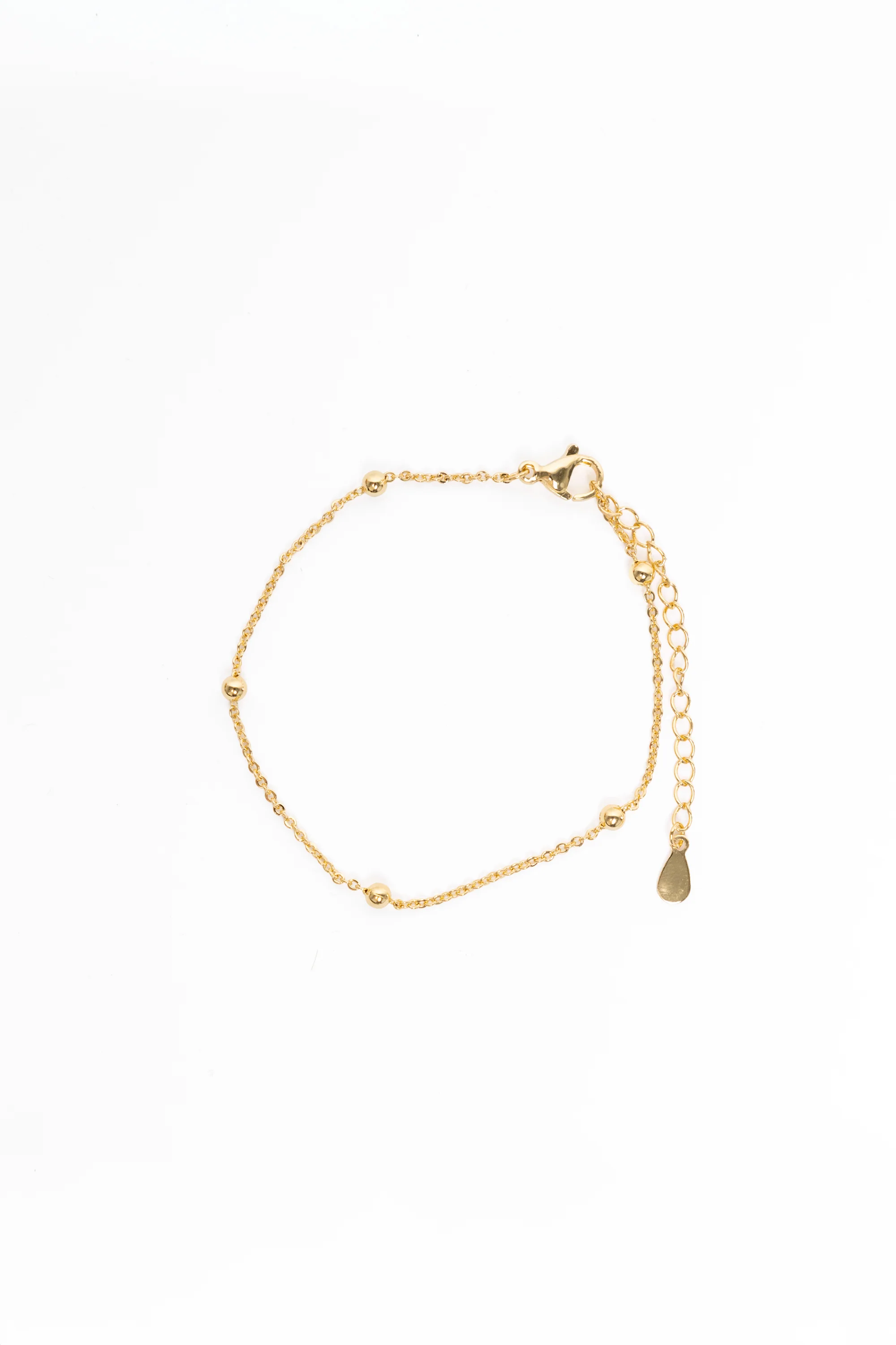 Mini Ball 14k Gold Plate Bracelet
