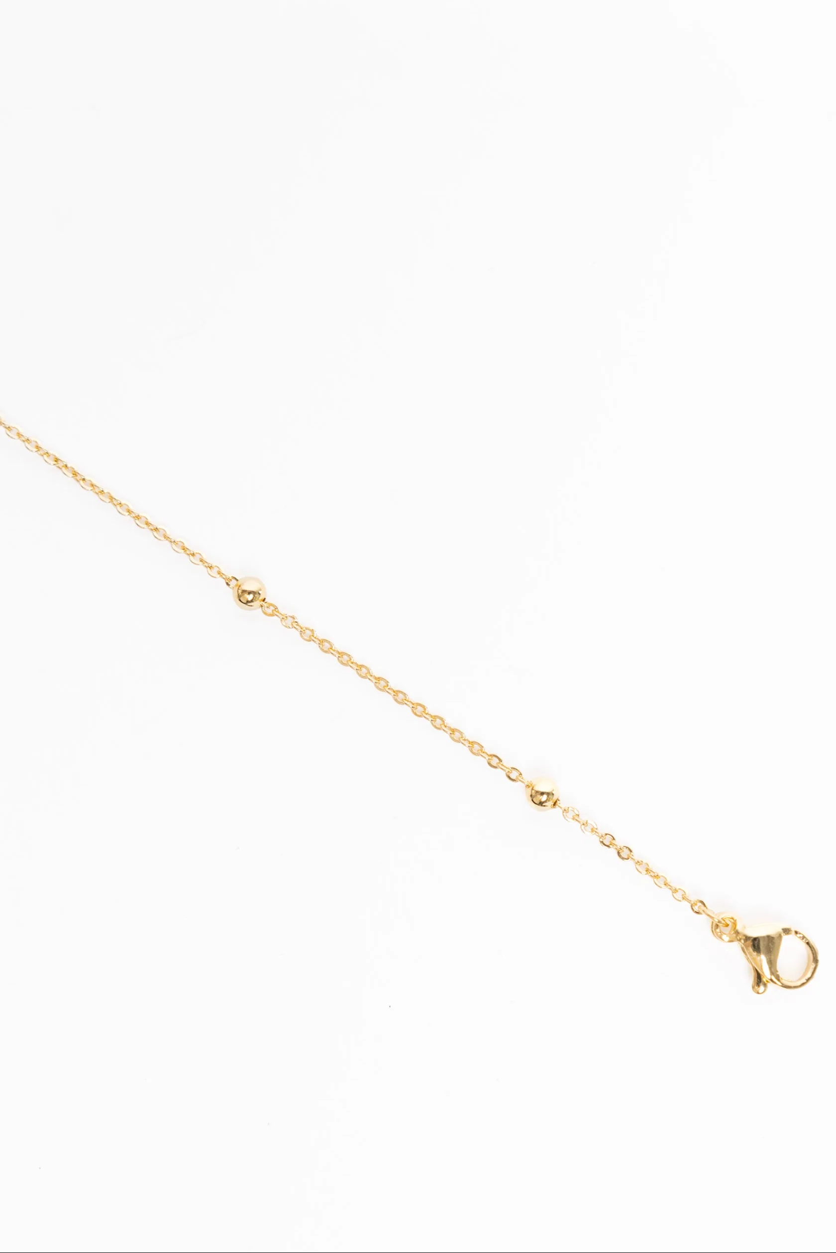Mini Ball 14k Gold Plate Bracelet - Image 2