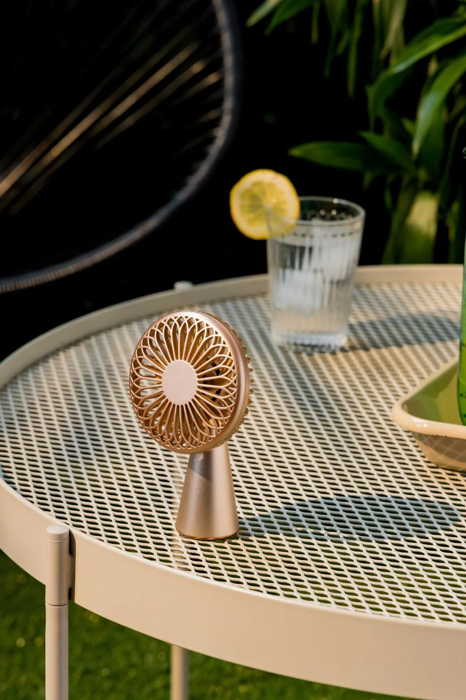 Mini Gold Portable Wireless Fan - Image 3
