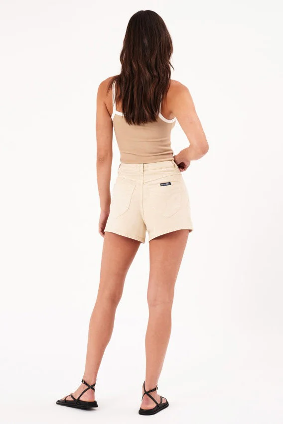 Mirage Ecru Lyocell Denim Short - Image 3