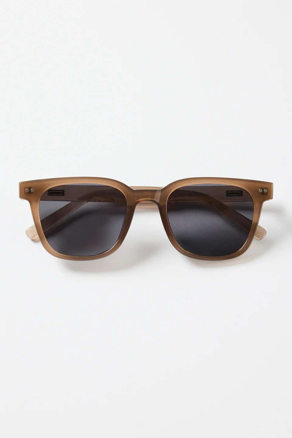 Monaco Crystal Brown Classic Sunglasses - Image 4