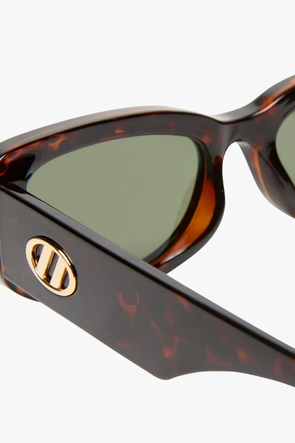 Monopoly Tort Narrow Khaki Mono Lens Sunglasses - Image 3