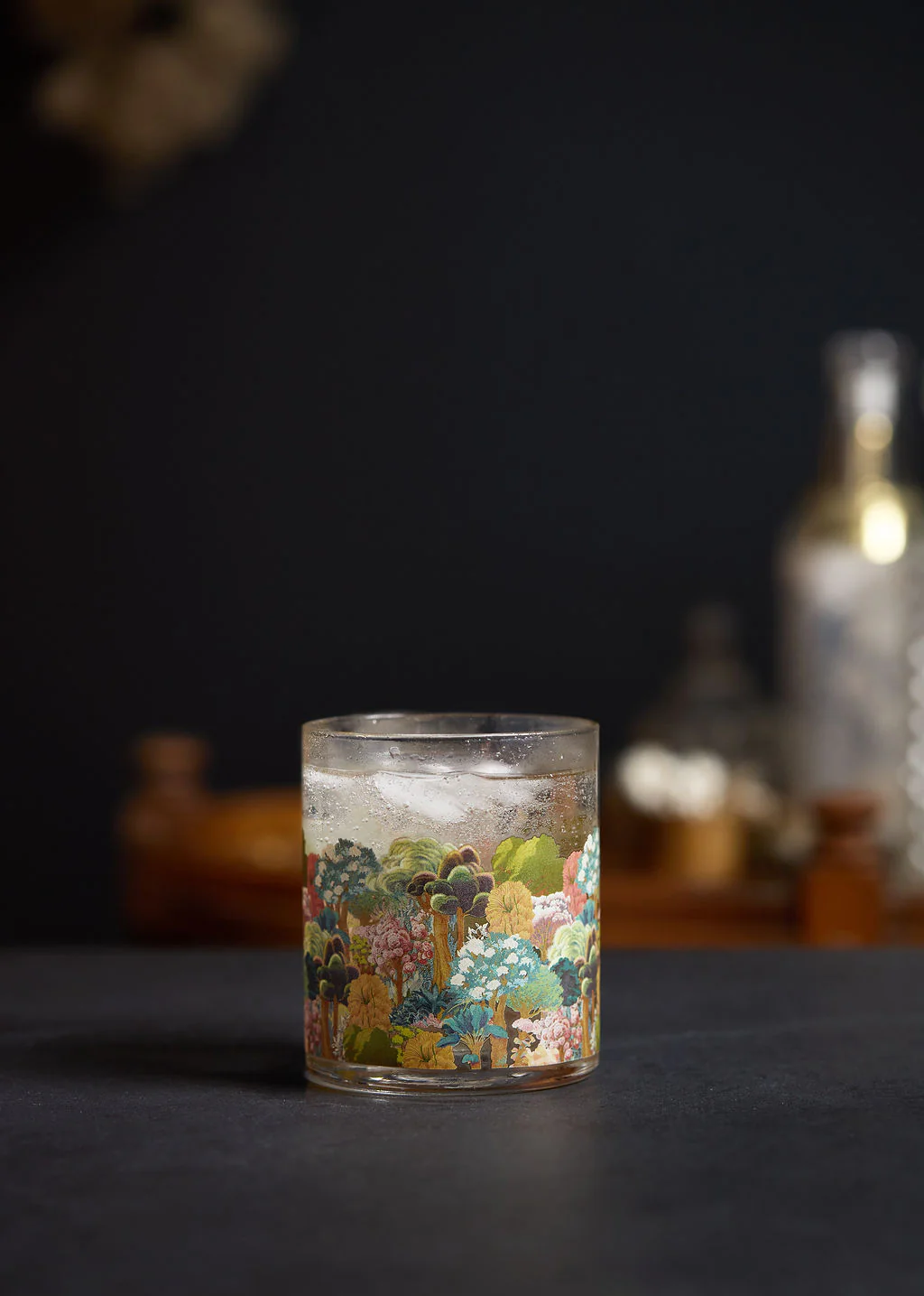 Monterey Old Fashioned Print Glass Tumbler 400ml Each