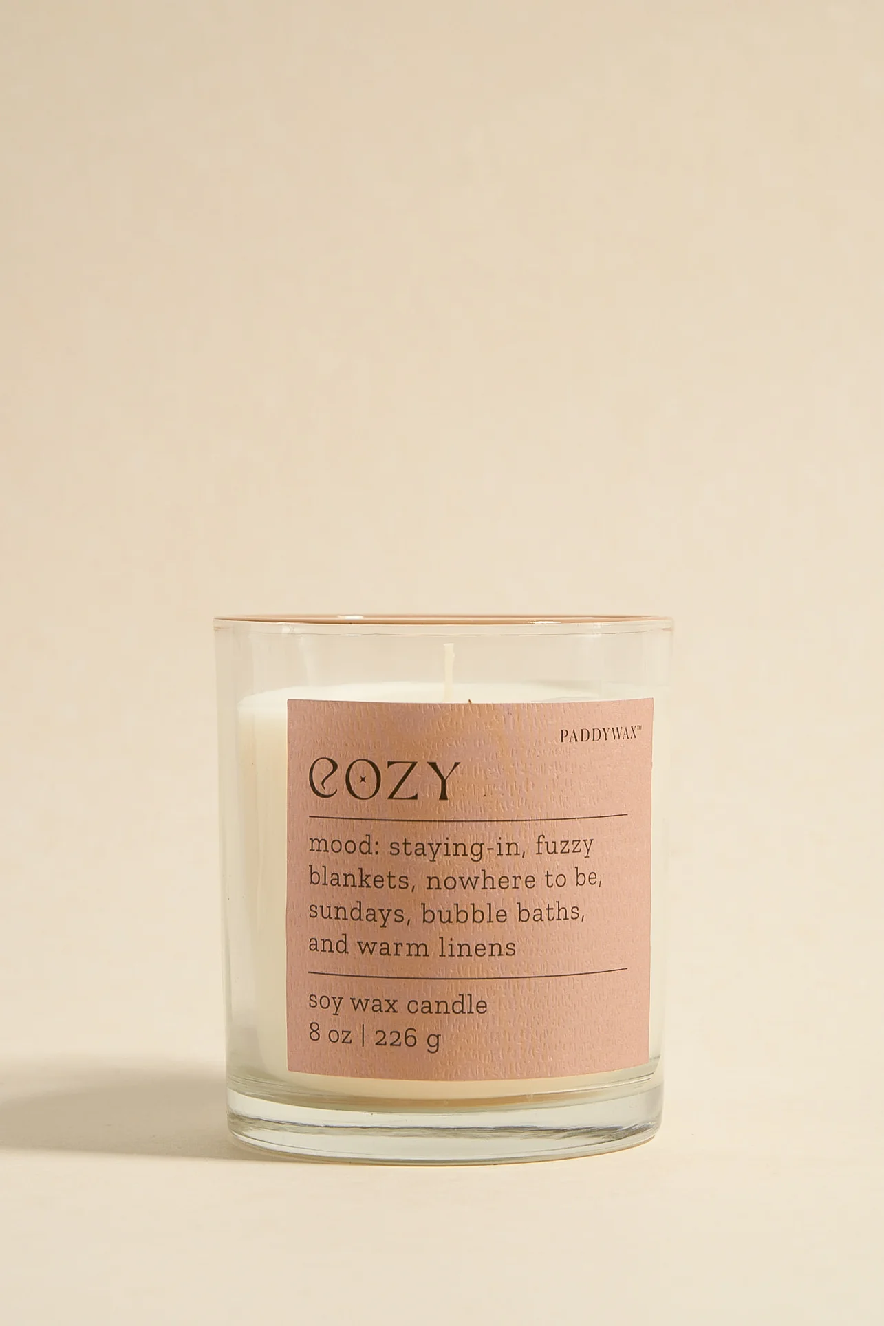 Mood Cozy Cashmere + French Orris 226g Glass Candle - Image 2