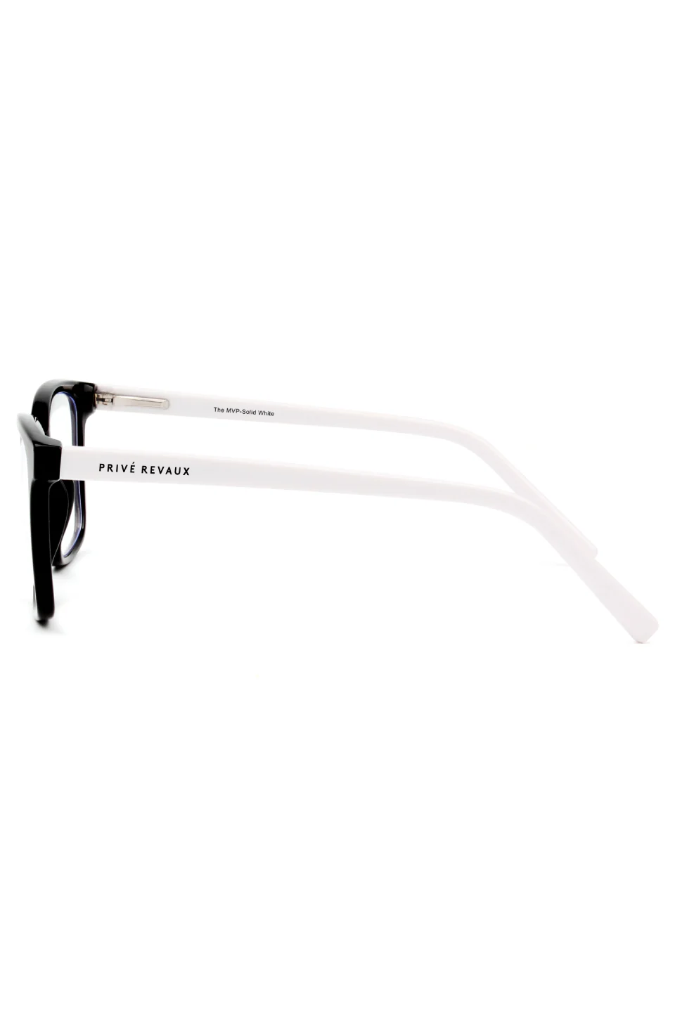 MVP Square Black White Blue Light Glasses - Image 3