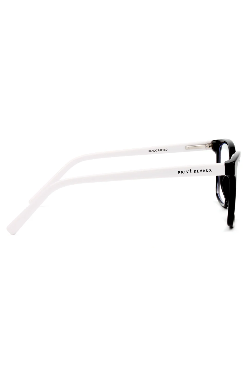 MVP Square Black White Blue Light Glasses - Image 4