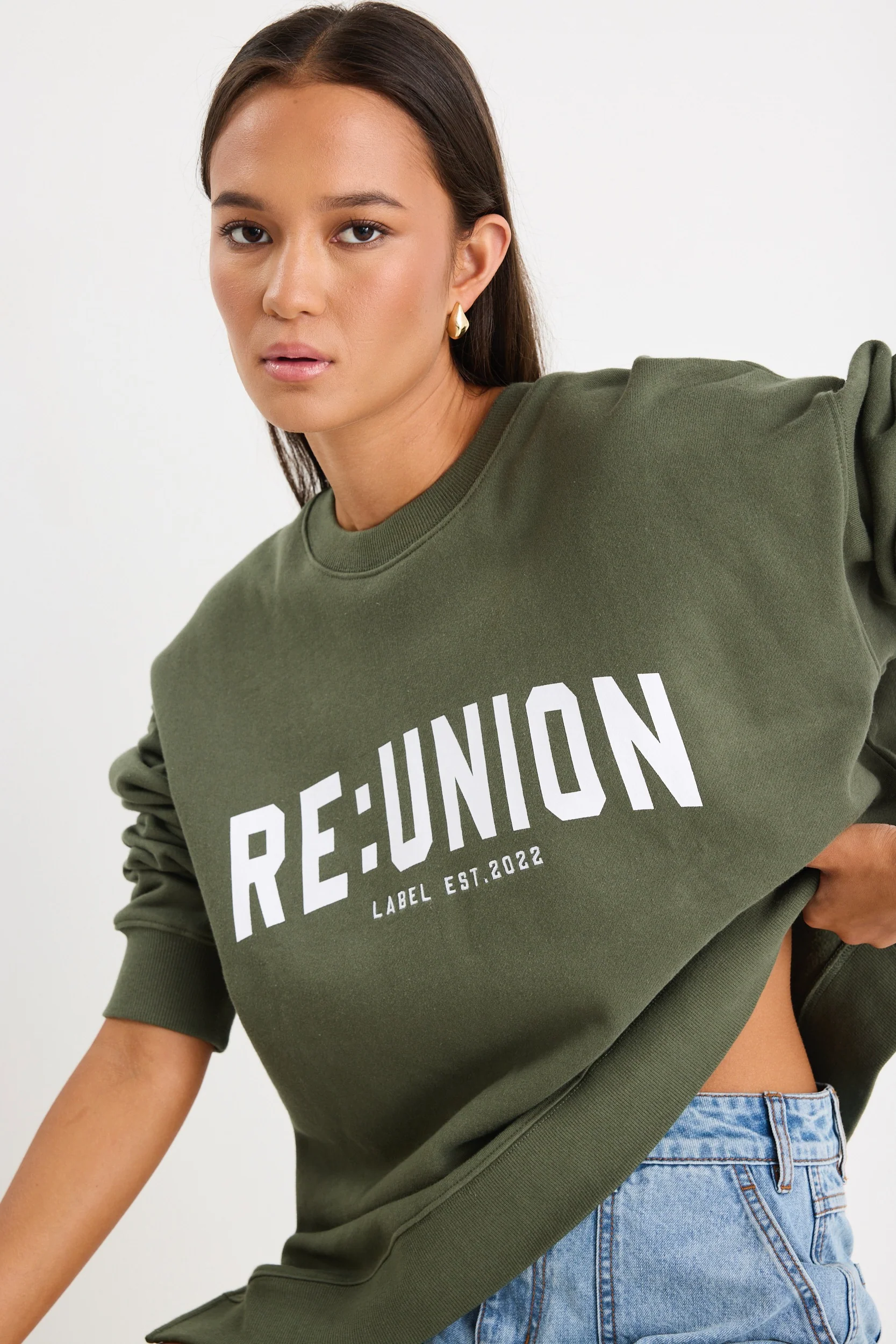 Myth Khaki Re:Union Sweatshirt - Image 2