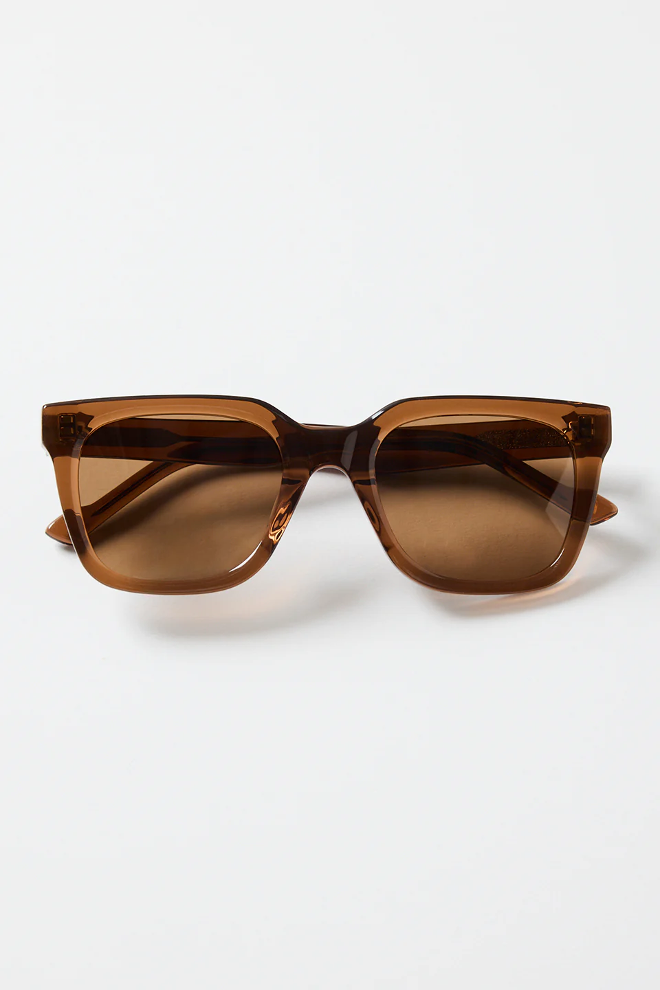 Napoli Espresso Rounded Sunglasses - Image 4
