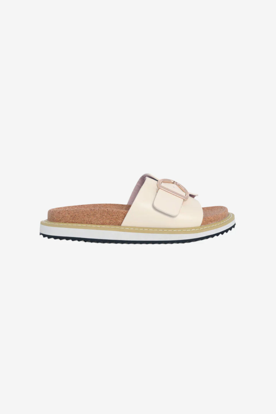 Nellie Cream Buckle Slide - Image 2