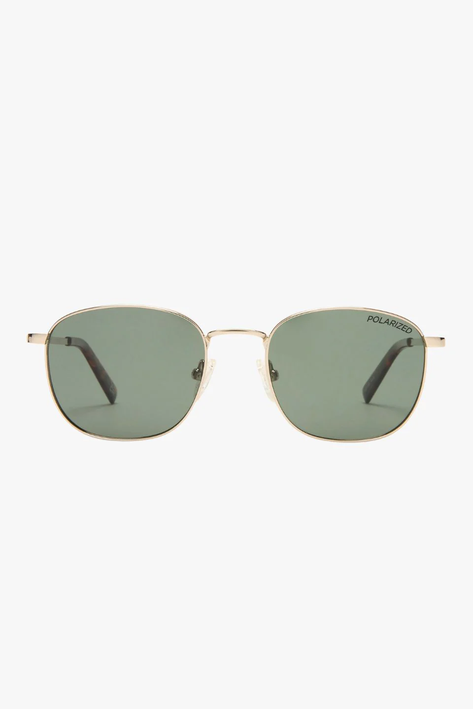 Neptune Deux Gold Round Metal Sunglasses - Image 2