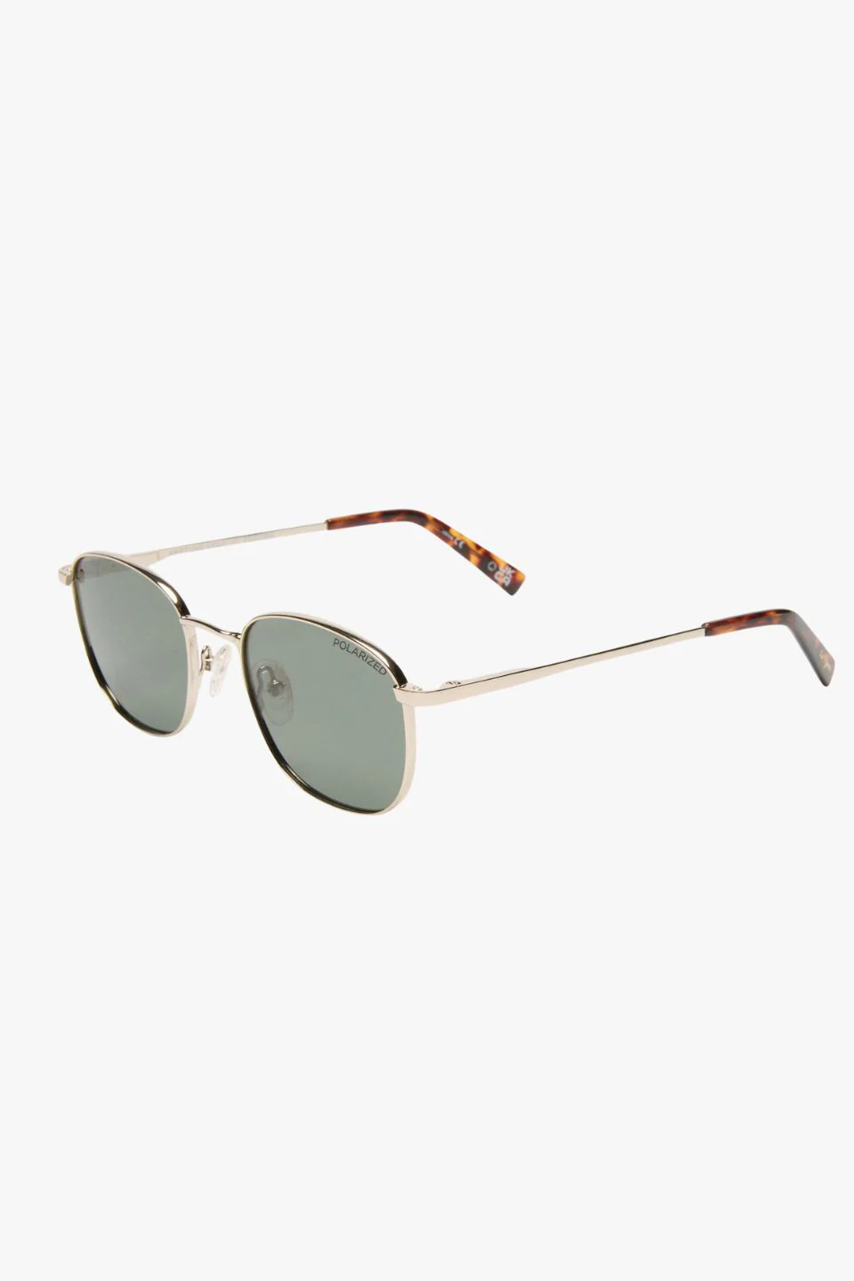Neptune Deux Gold Round Metal Sunglasses - Image 3
