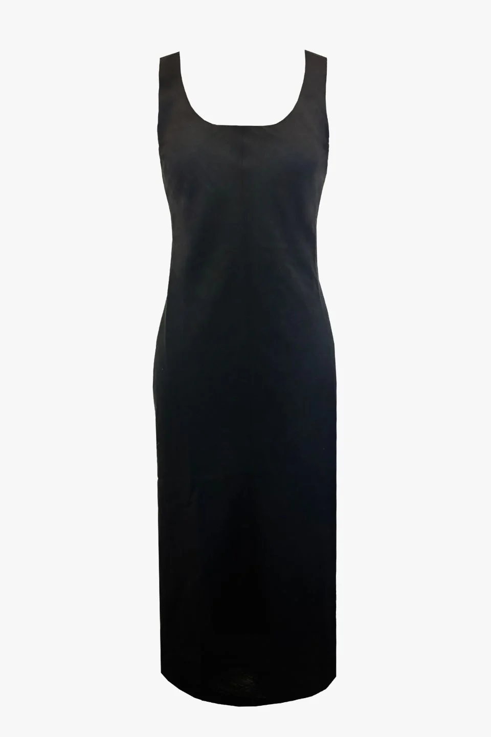 Nerve Black Sleeveless Scoop Neck Bias Maxi Dress - Image 6