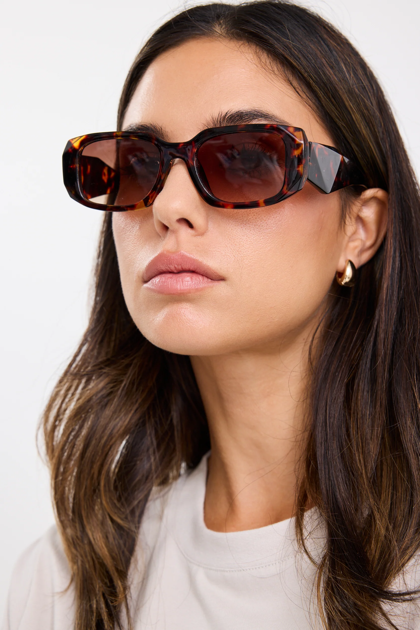 Nevada Red Brown Tort Sunglasses