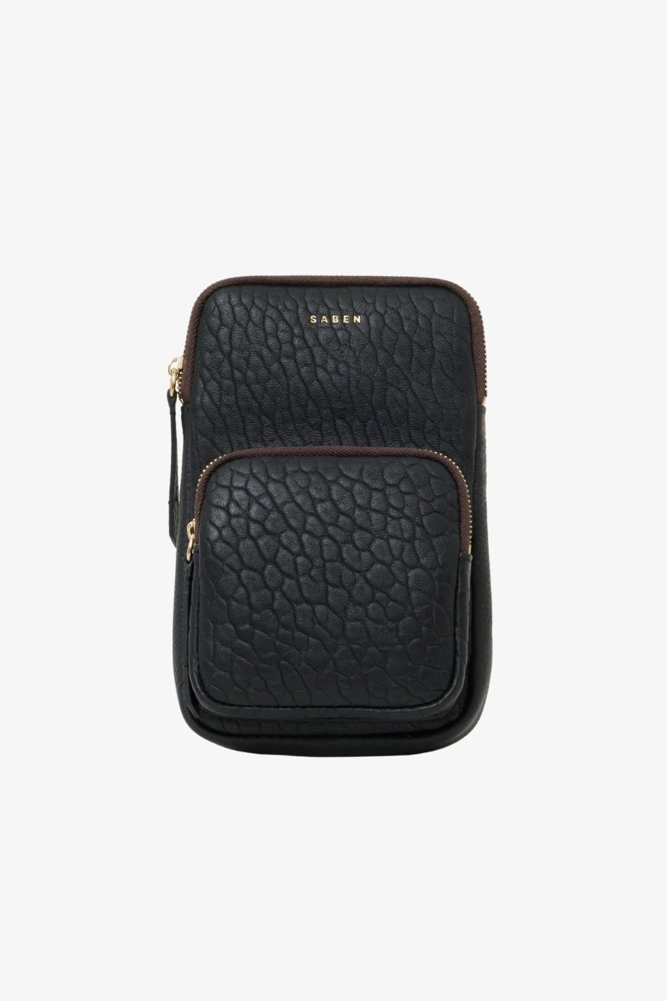 Nikko Black Bubble Pocket Phone Sling