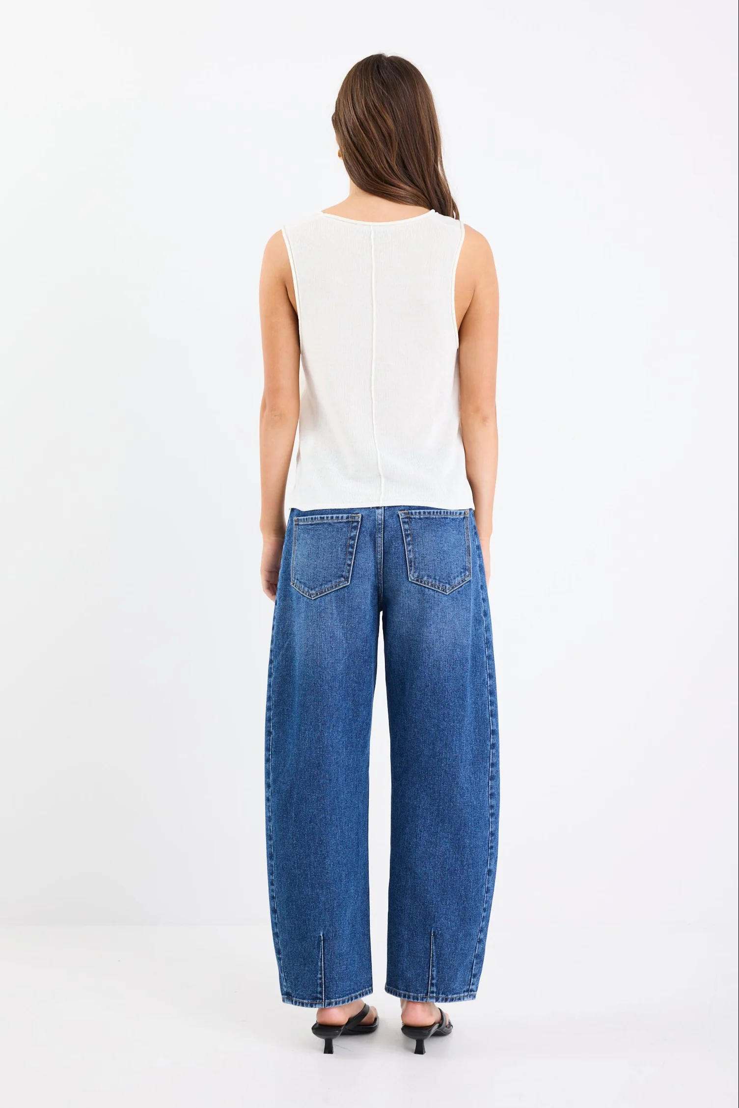 Nomad Ivory Lightweight Knit Tank Top - Image 5