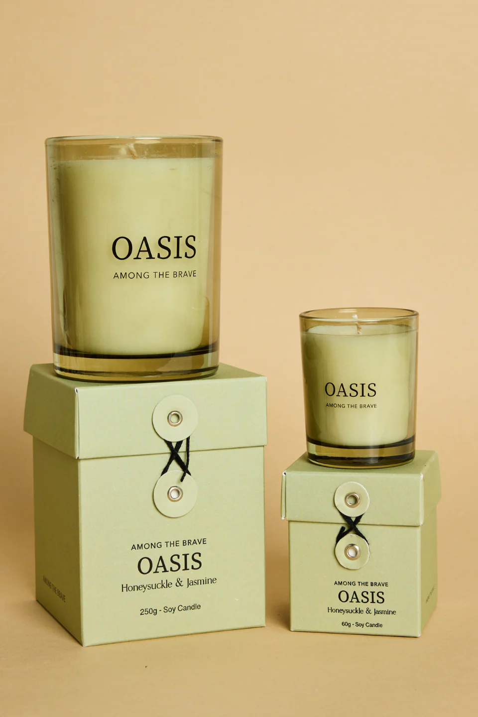 Oasis Honeysuckle + Jasmine 60g Soy Candle - Image 3