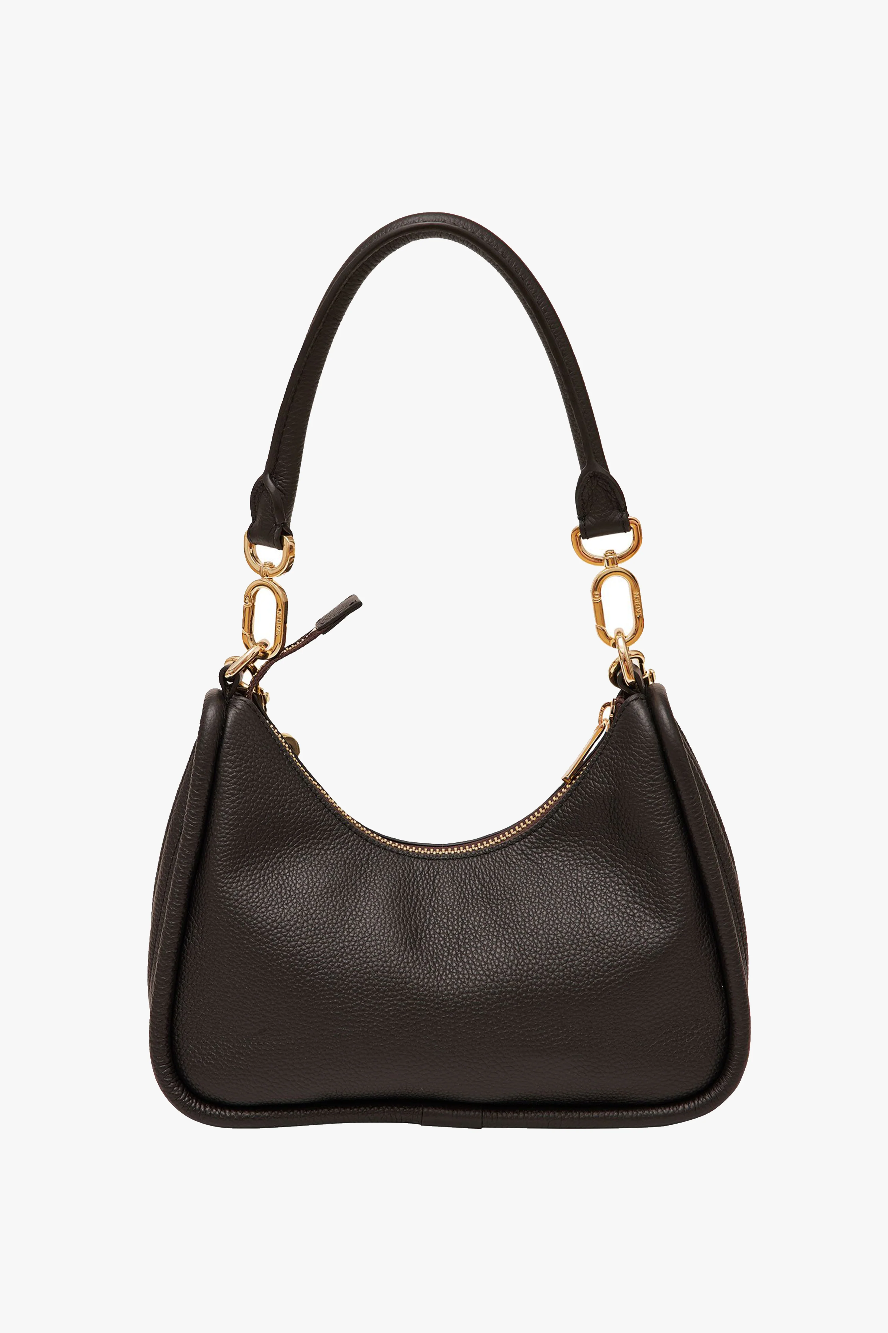 Odette Black Handbag with Gold Chain Detail - Image 4