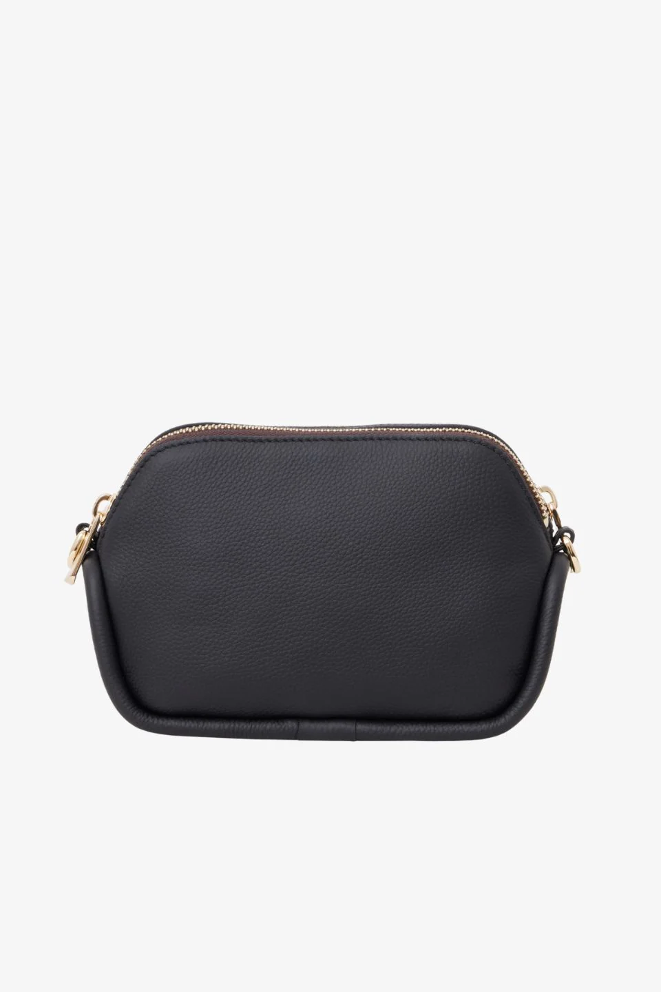 Odile Black Suede Side Crossbody Bag - Image 6