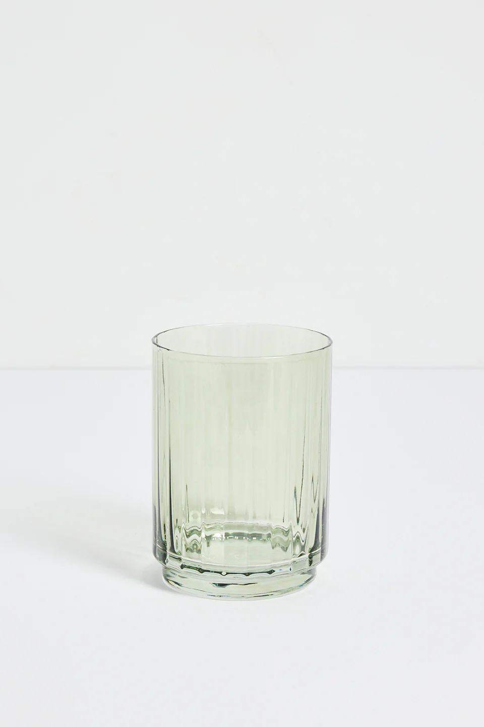 Olive Green Ribbed Set 2 Tumblers - Image 4