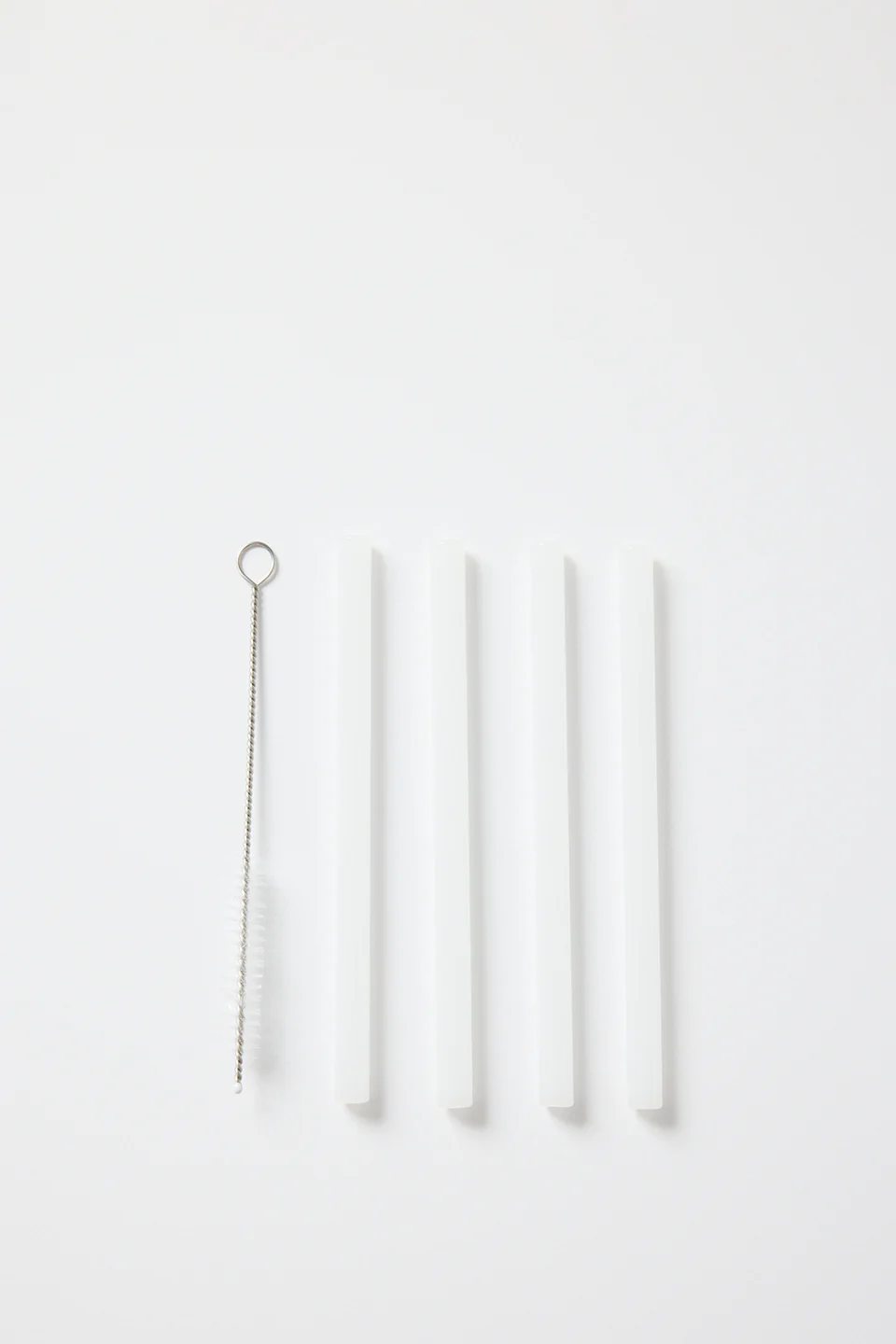 Opaque White Short Cocktail Straw - Image 3