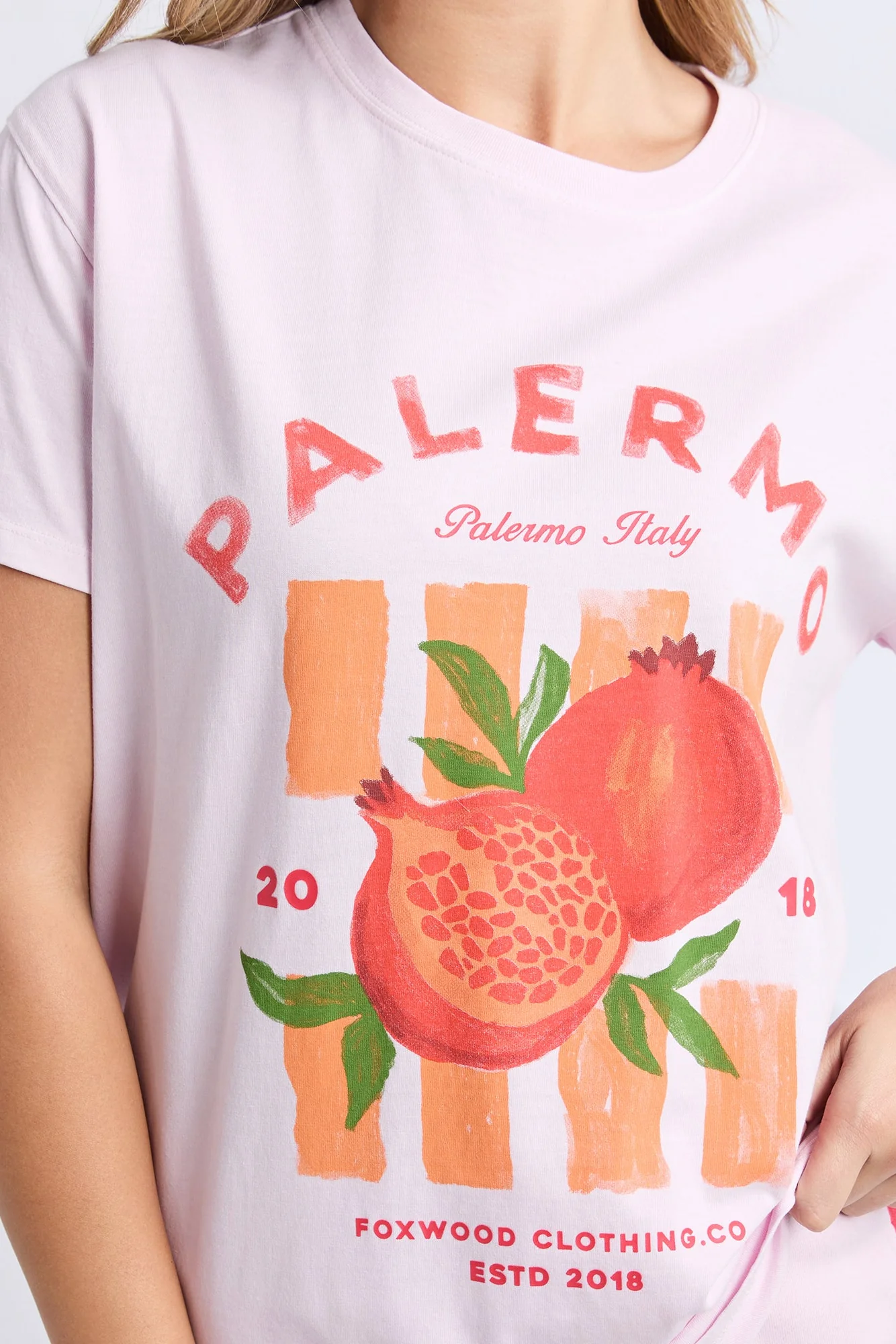 Palermo Lavender Fruit Print Tee - Image 2