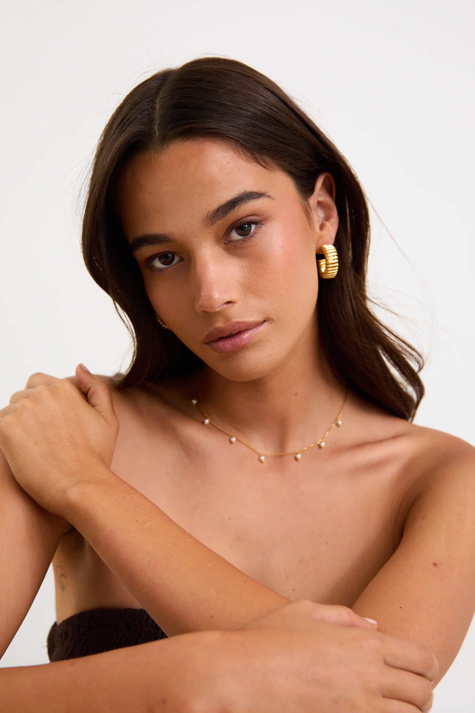 Pearl Multi Gold Necklace - Image 2