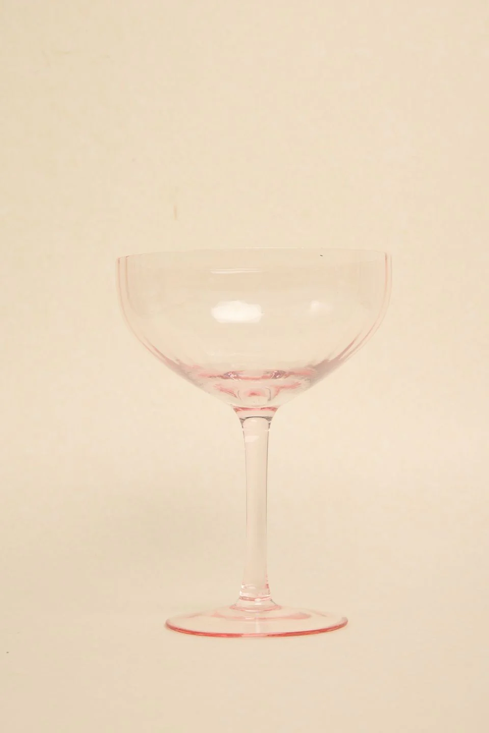 Pink Ripple Martini Glass - Image 2