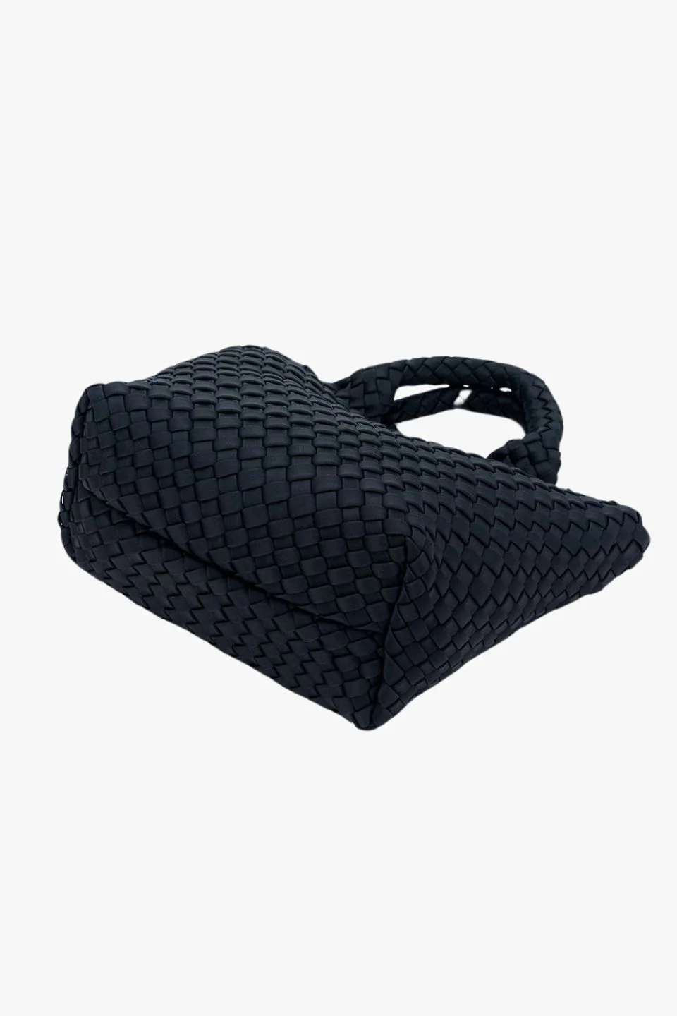 Reeva Black Woven Mini Bag - Image 8