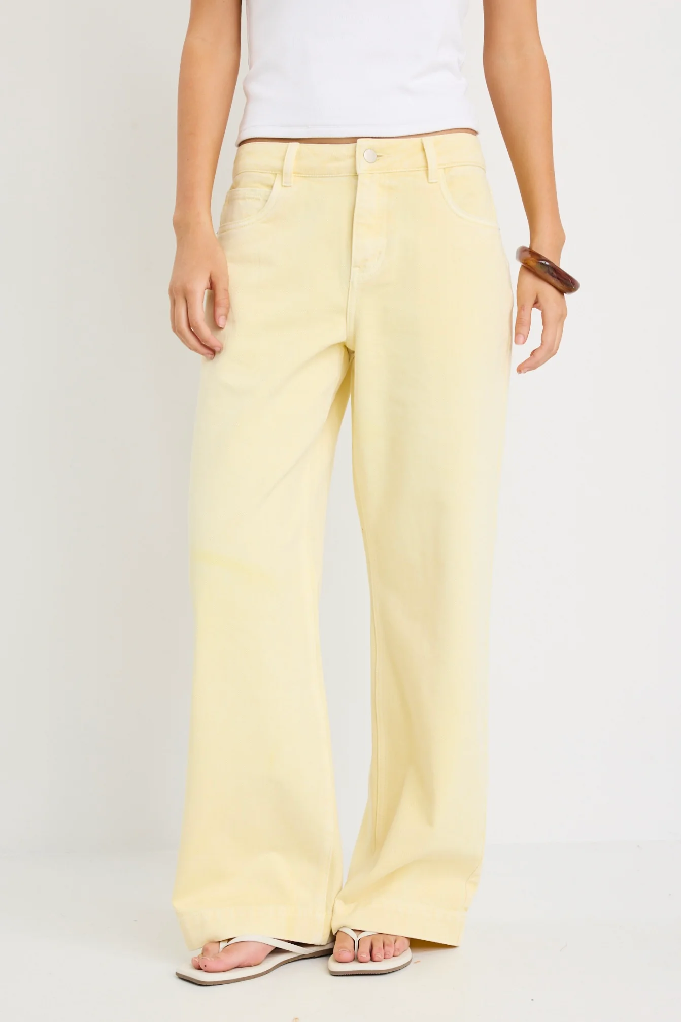 Resolute Butter Wide Leg Jeans - Image 2