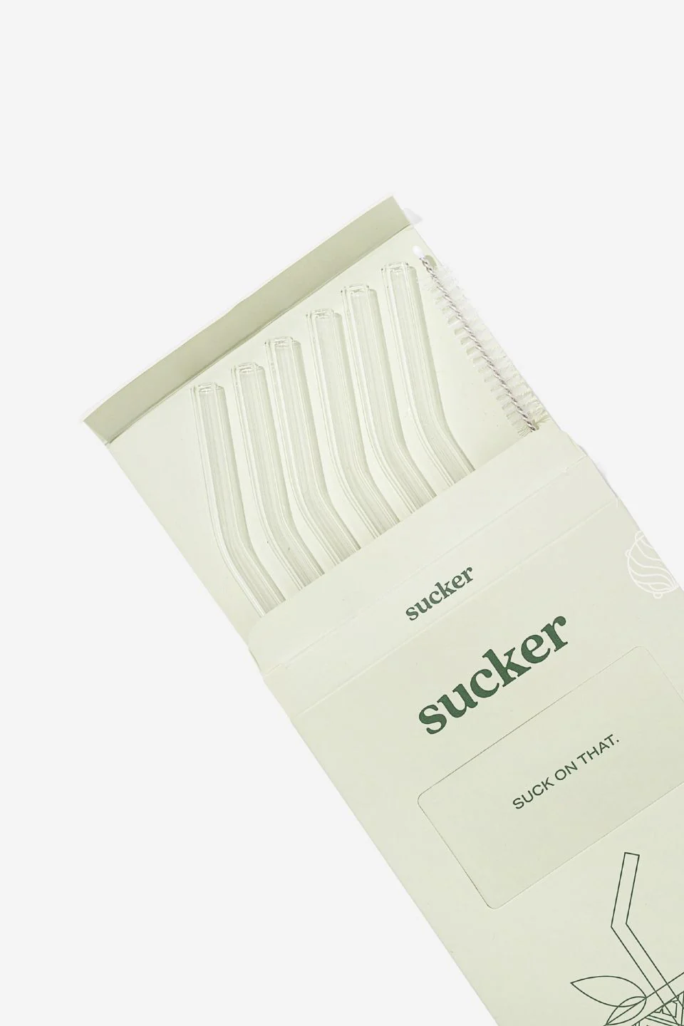 Reusable Glass Transparent Drinking Straws - Image 2