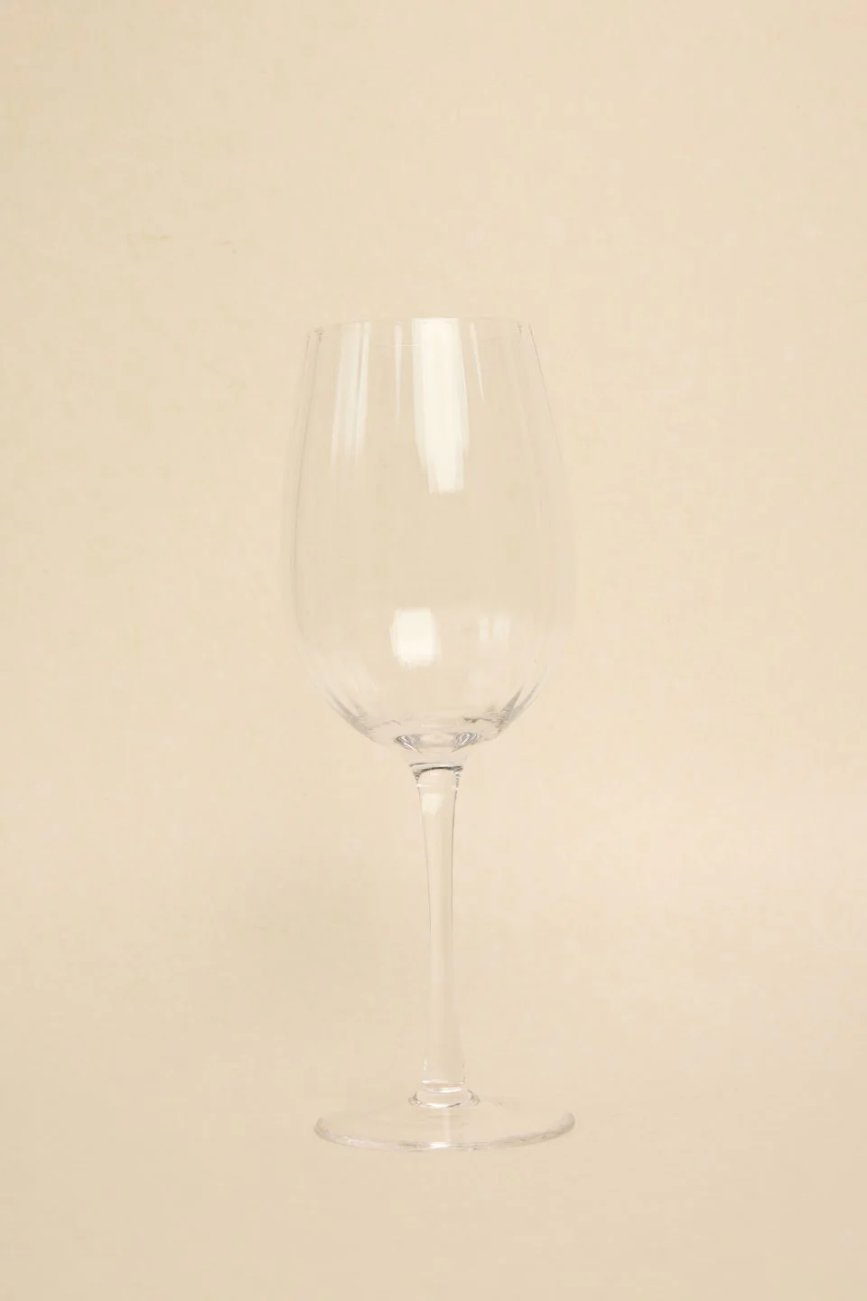 Ripple Clear Tall Wine Glass