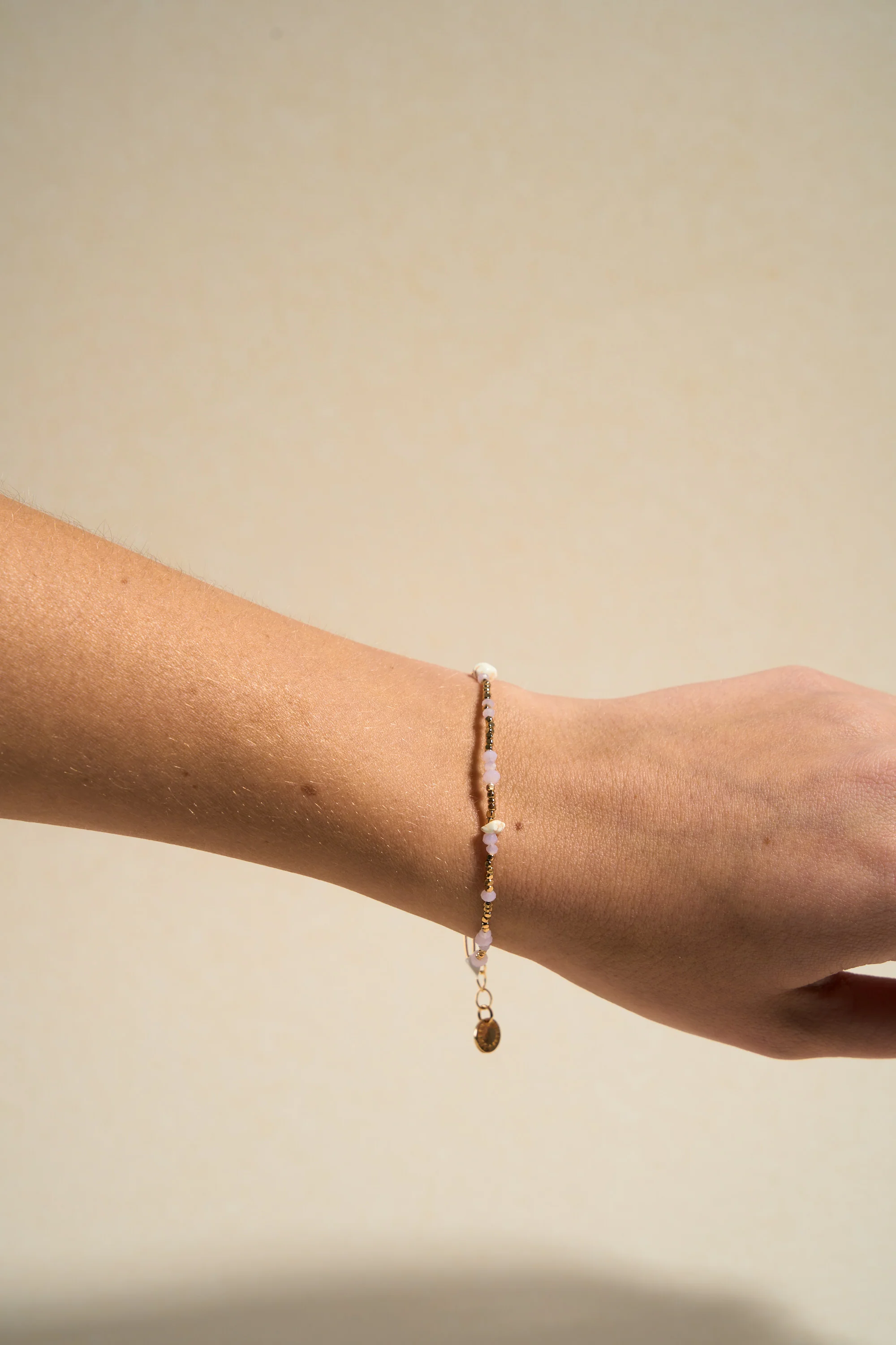 Rose Bead EOL Gold Bracelet - Image 2