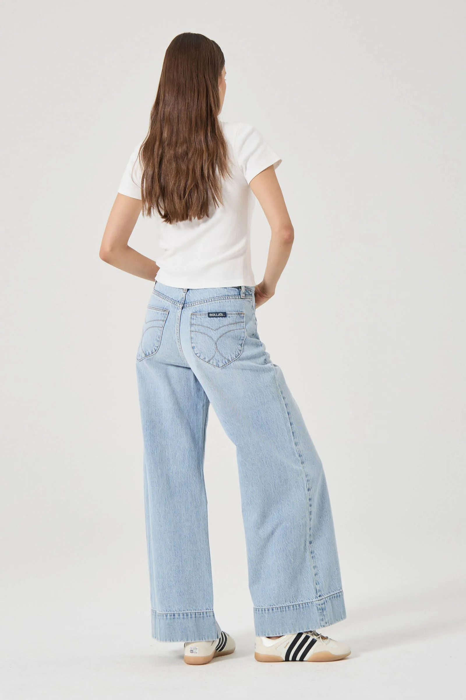 Sailor Relaxed Breezy Blue Wide Long Jean - Image 4