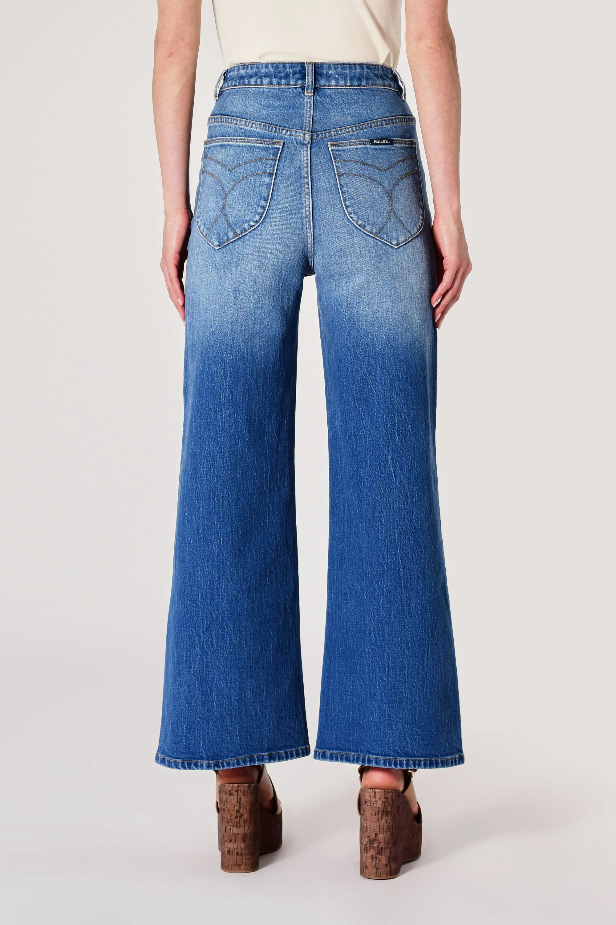 Sailor Silverlake Blue Deco Wide Long Jean - Image 3