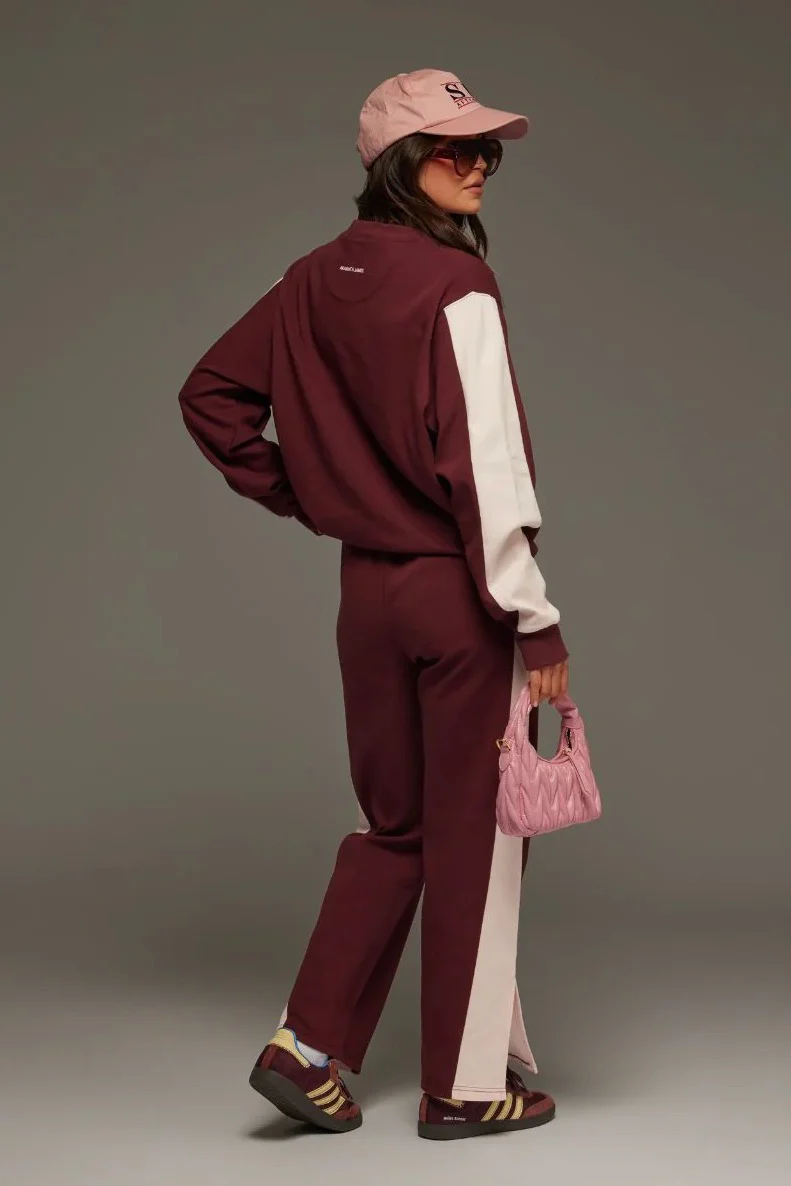Saint Germain Red Wine Knit Sweatshirt - Image 6