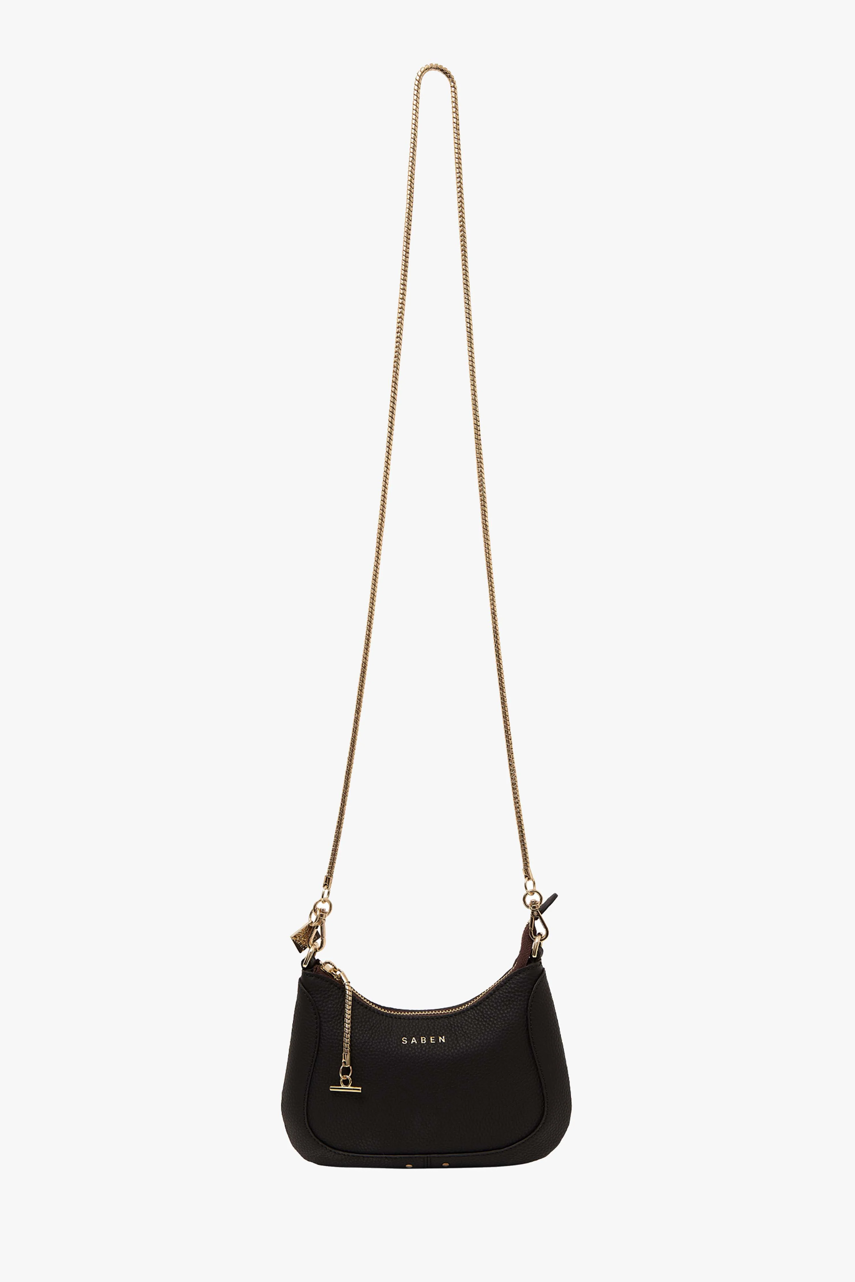 Sammie Black Mini Leather Shoulder Bag - Image 3