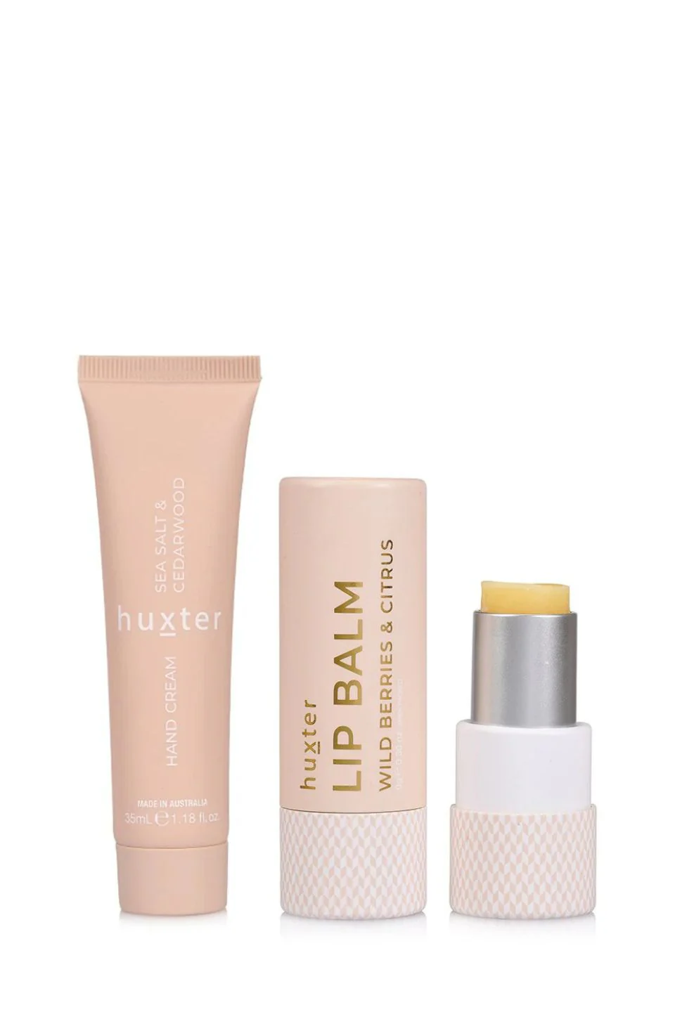 Sea Salt + Cedarwood Neutral Lip + Hand Cream Duo